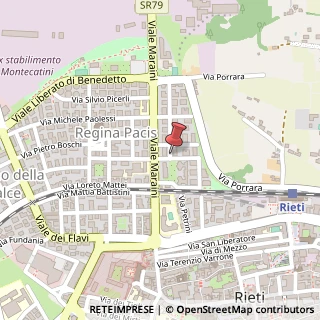 Mappa Via Labro, 3, 02100 Rieti, Rieti (Lazio)
