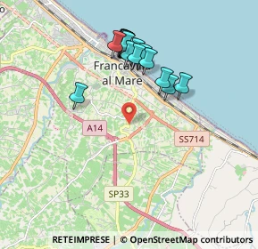 Mappa Contrada Quercia Notarrocco, 66023 Francavilla al Mare CH, Italia (1.9045)