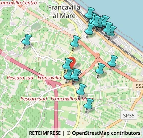 Mappa Contrada Quercia Notarrocco, 66023 Francavilla al Mare CH, Italia (1.026)