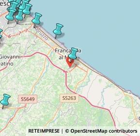 Mappa Contrada Quercia Notarrocco, 66023 Francavilla al Mare CH, Italia (8.054)