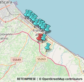 Mappa Contrada Quercia Notarrocco, 66023 Francavilla al Mare CH, Italia (2.70267)