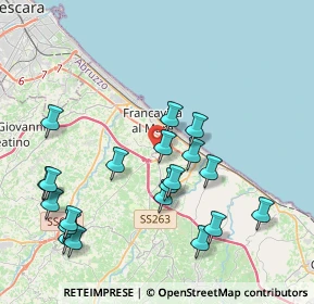 Mappa Contrada Quercia Notarrocco, 66023 Francavilla al Mare CH, Italia (4.5605)