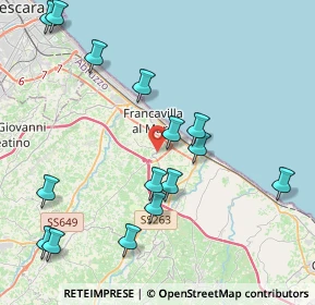 Mappa Contrada Quercia Notarrocco, 66023 Francavilla al Mare CH, Italia (4.89467)