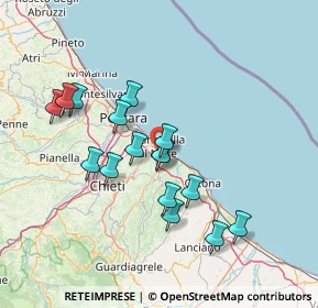 Mappa Contrada Quercia Notarrocco, 66023 Francavilla al Mare CH, Italia (13.65625)