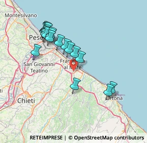 Mappa Contrada Quercia Notarrocco, 66023 Francavilla al Mare CH, Italia (7.6595)