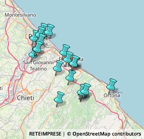 Mappa Contrada Quercia Notarrocco, 66023 Francavilla al Mare CH, Italia (6.8745)
