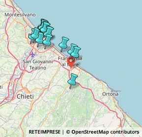 Mappa Contrada Quercia Notarrocco, 66023 Francavilla al Mare CH, Italia (8.04063)