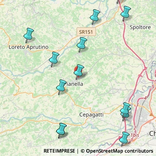 Mappa Via Firenze, 65019 Pianella PE, Italia (6.11385)