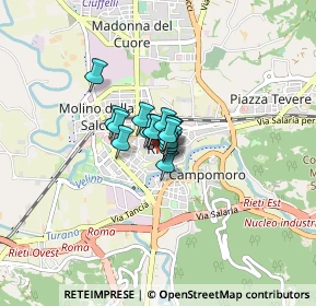 Mappa Vicolo Arco, 02100 Rieti RI, Italia (0.305)