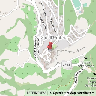 Mappa Via San Lucia, 34, 05032 Calvi dell'Umbria, Terni (Umbria)