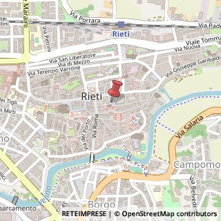 Mappa 02100 Rieti RI, Italia, 02100 Rieti, Rieti (Lazio)