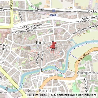 Mappa Scaletta San Rufo, 2, 02100 Rieti, Rieti (Lazio)