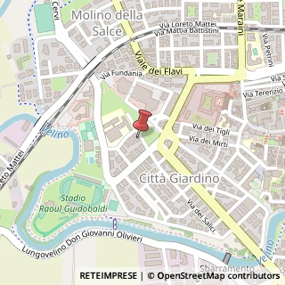Mappa Via dei Salici, 53, 02100 Rieti, Rieti (Lazio)