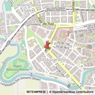 Mappa Via degli Olivi, 21, 02100 Rieti, Rieti (Lazio)