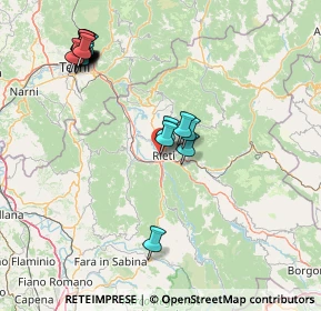 Mappa Via Palme, 02100 Rieti RI, Italia (18.988)