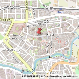 Mappa Via Cintia, 02100 Rieti RI, Italia, 02100 Rieti, Rieti (Lazio)