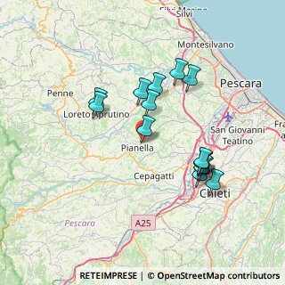 Mappa Via Torino, 65019 Pianella PE, Italia (7.04933)