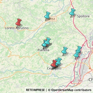 Mappa Via Aldo Moro, 65019 Pianella PE, Italia (4.26571)