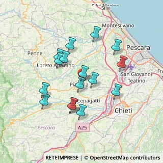 Mappa Via Aldo Moro, 65019 Pianella PE, Italia (6.86438)