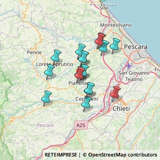 Mappa Via Aldo Moro, 65019 Pianella PE, Italia (5.55529)