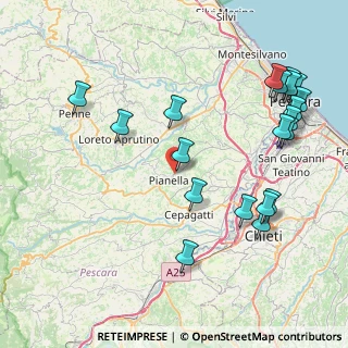 Mappa Via Aldo Moro, 65019 Pianella PE, Italia (10.3515)