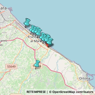 Mappa Contrada Foro, 66023 Francavilla al Mare CH, Italia (2.60462)