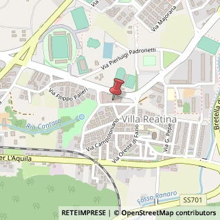 Mappa Via Alcide De Gasperi, 2, 02100 Rieti, Rieti (Lazio)