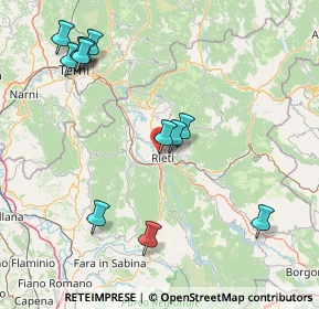 Mappa Via Michele Paolessi, 02100 Rieti RI, Italia (18.6375)