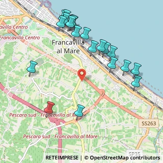 Mappa Via Arenaria, 66023 Francavilla al Mare CH, Italia (1.2495)