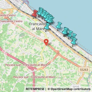 Mappa Via Arenaria, 66023 Francavilla al Mare CH, Italia (1.163)