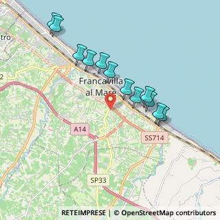 Mappa Via Arenaria, 66023 Francavilla al Mare CH, Italia (1.91917)