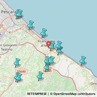 Mappa Via Arenaria, 66023 Francavilla al Mare CH, Italia (5.09933)