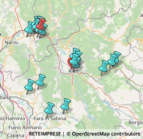 Mappa Via Ugo Foscolo, 02100 Rieti RI, Italia (17.4155)