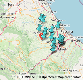 Mappa Contrada palazzo, 65014 Loreto Aprutino PE, Italia (11.0875)