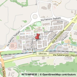 Mappa Via Scandarello, 6, 02100 Rieti, Rieti (Lazio)