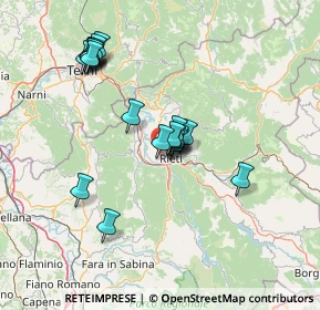 Mappa Via Torrente, 02100 Rieti RI, Italia (13.288)