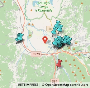 Mappa Via Torrente, 02100 Rieti RI, Italia (3.135)