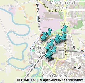 Mappa Piazza Angelucci 2 presso, 02100 Rieti RI, Italia (0.3485)