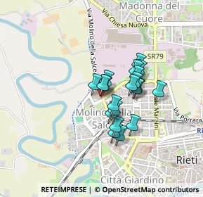 Mappa Via Molino della Salce, 02100 Rieti RI, Italia (0.3025)