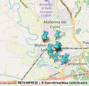 Mappa Piazza Arduino Angelucci, 02100 Rieti RI, Italia (0.68846)