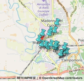 Mappa Piazza Angelucci 2 presso, 02100 Rieti RI, Italia (0.7665)
