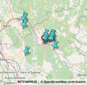 Mappa Piazza Arduino Angelucci, 02010 Rieti RI, Italia (8.61214)