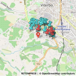 Mappa Via Giuseppe Ricci, 01100 Viterbo VT, Italia (0.35179)