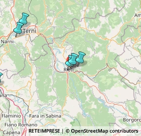 Mappa Via Padule, 02100 Rieti RI, Italia (36.23154)