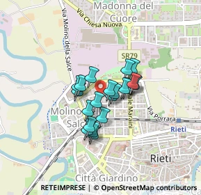 Mappa Via Paolessi, 02100 Rieti RI, Italia (0.28)
