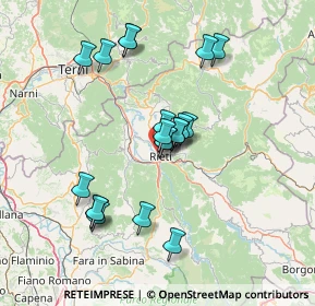 Mappa Via Paolessi, 02100 Rieti RI, Italia (13.391)