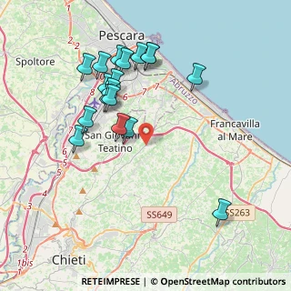 Mappa Via Fontechiaro da Capo, 66023 Francavilla al Mare CH, Italia (4.10889)