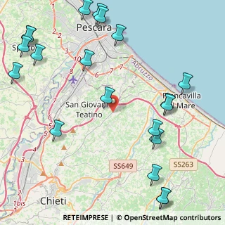Mappa Via Fontechiaro da Capo, 66023 Francavilla al Mare CH, Italia (6.2555)