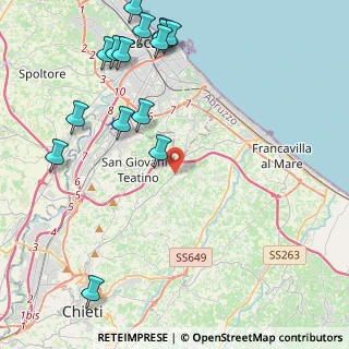 Mappa Via Fontechiaro da Capo, 66023 Francavilla al Mare CH, Italia (5.76267)