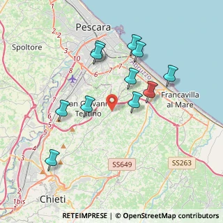 Mappa Via Fontechiaro da Capo, 66023 Francavilla al Mare CH, Italia (3.86182)
